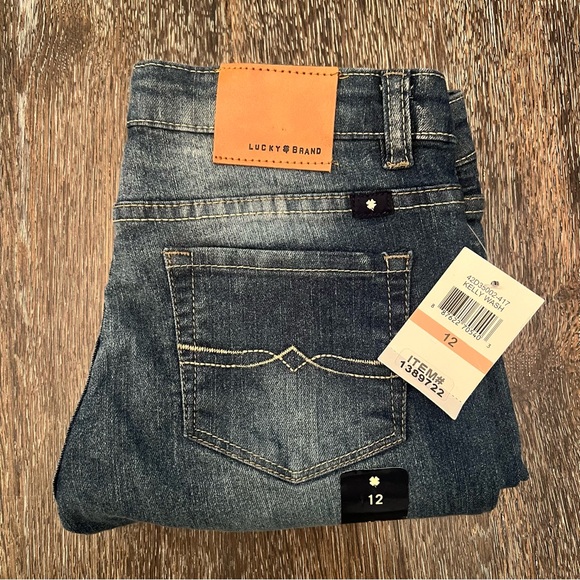 Lucky Brand Zoe Skinny Girls Jeans Size 12 NWT - Picture 1 of 15